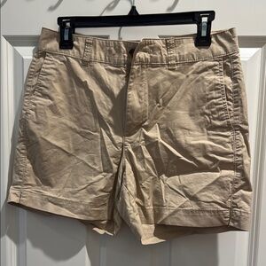 Old Navy Tan Flat Front Shorts Relaxed Fit